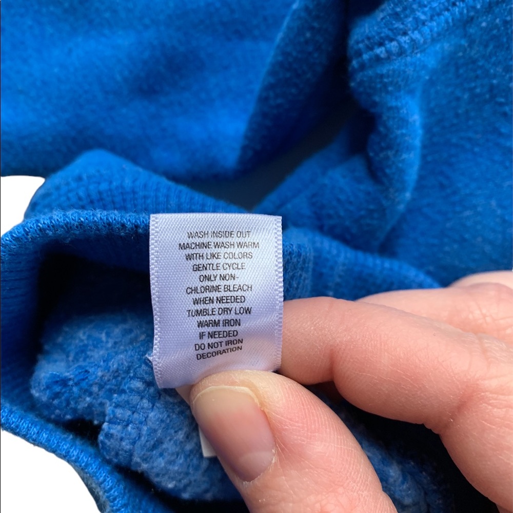 Jumping Beans Blue Daddy's Big Guy Pullover Hoodie 2T - Picture 4 of 7